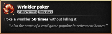 "Wrinkler poker" Achievement image 1