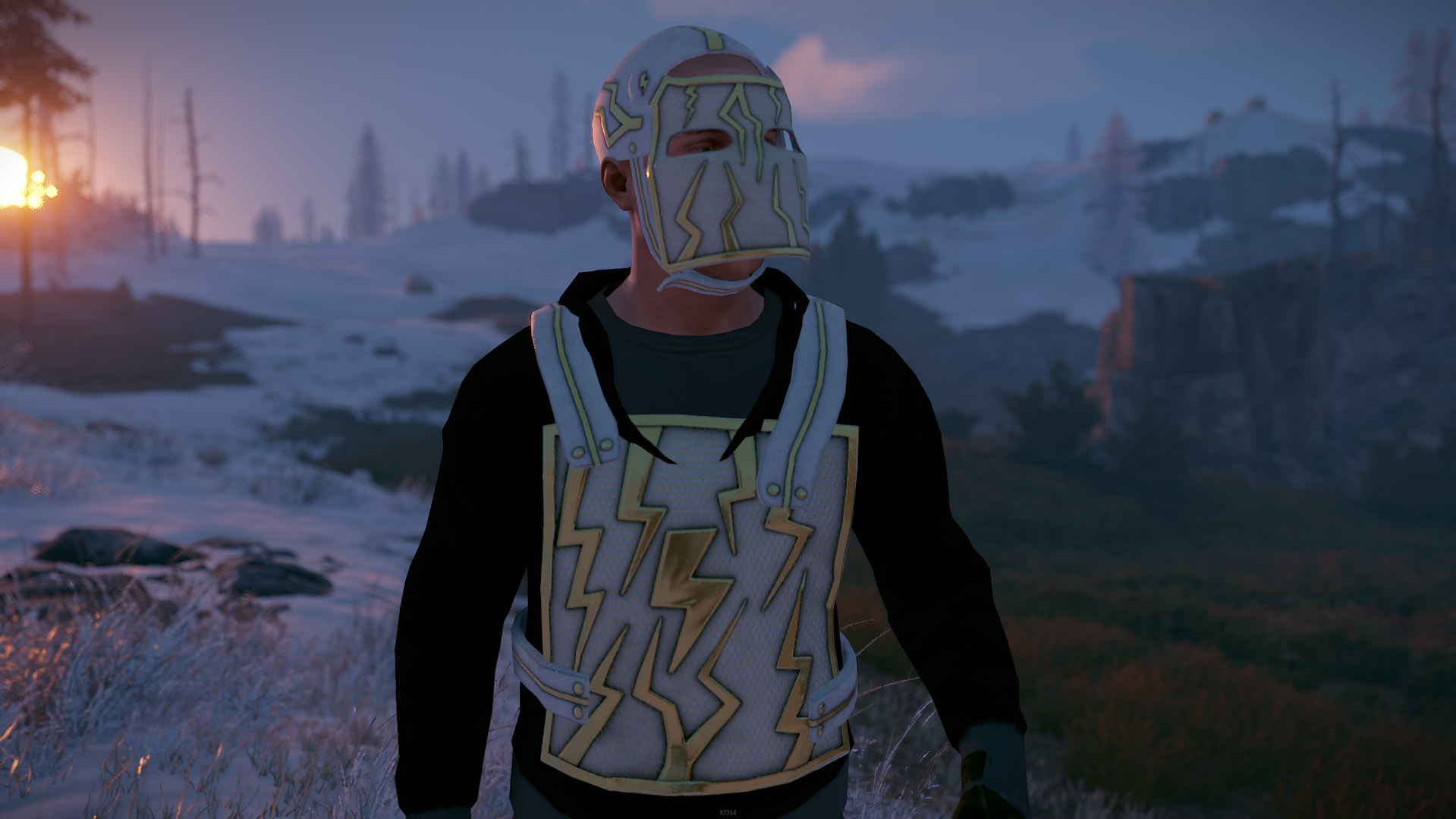 Thundergold Facemask