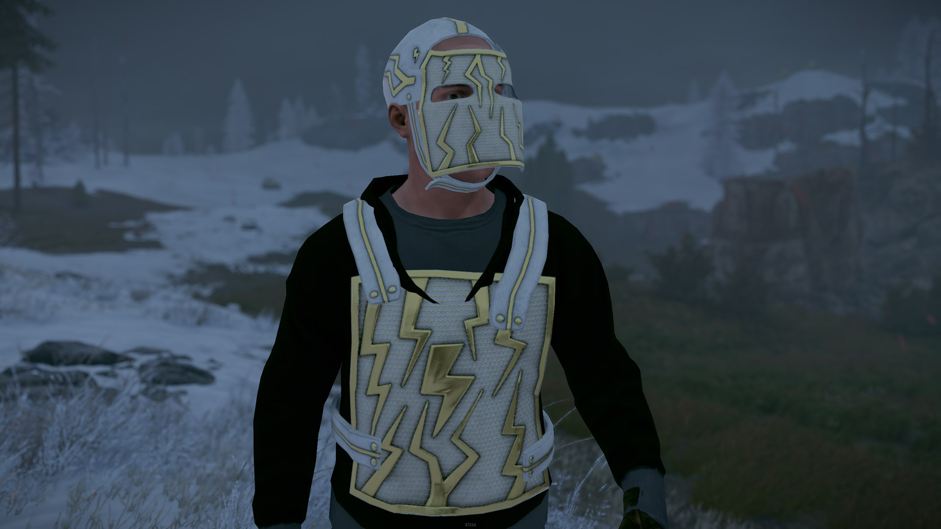 Thundergold Facemask