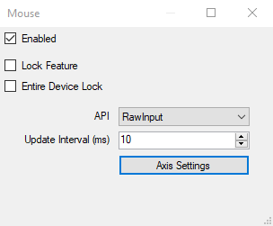 How to use your Mouse for Axis controls image 15