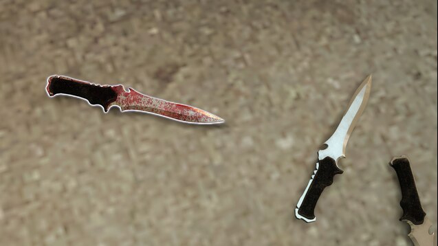 Steam Workshop::RE4 Remake Jack Krauser's Fighting Knife (CS:S Knife)