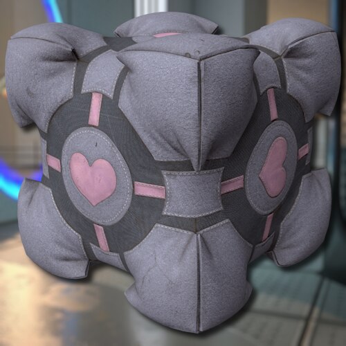 Companion store cube pillow