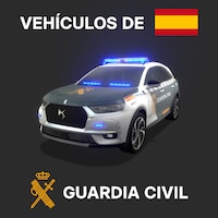 2010 Mercedes Vito Guardia Civil Trafico y Policia Nacional CNP UPR [ELS] -  Vehicle Textures 