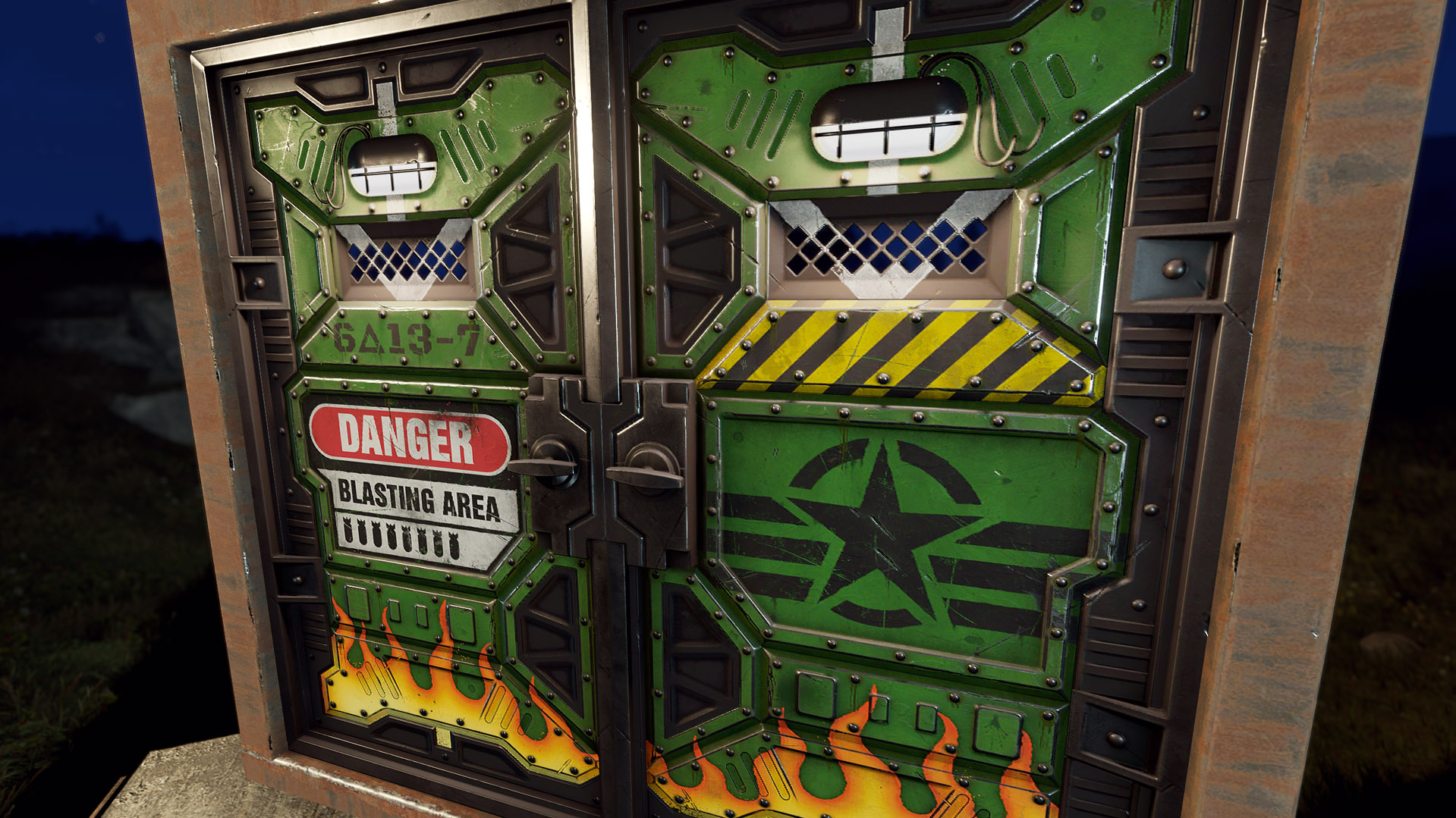 Bombshell Double Armored Door thumbnail 3