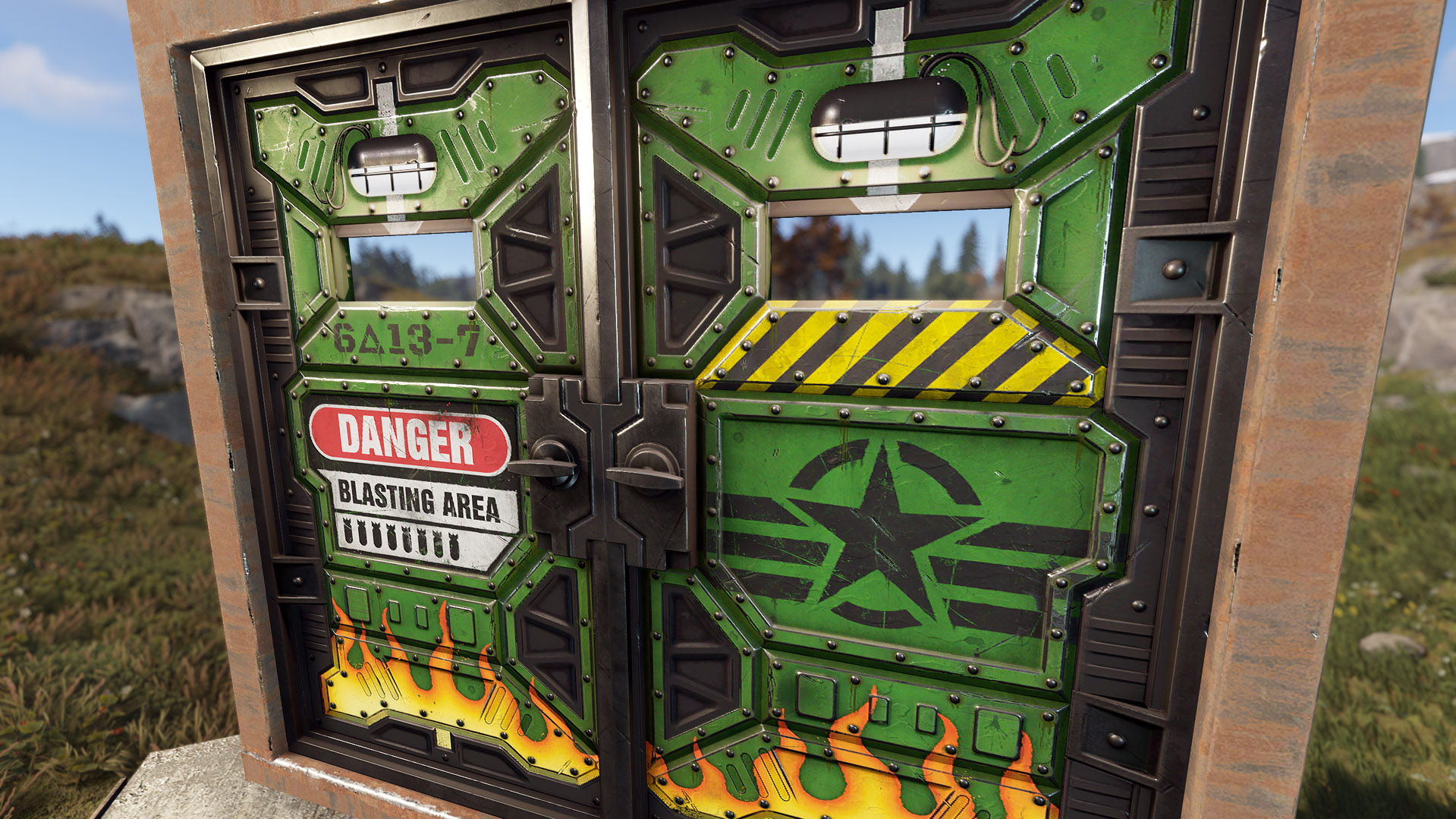 Bombshell Double Armored Door thumbnail 4