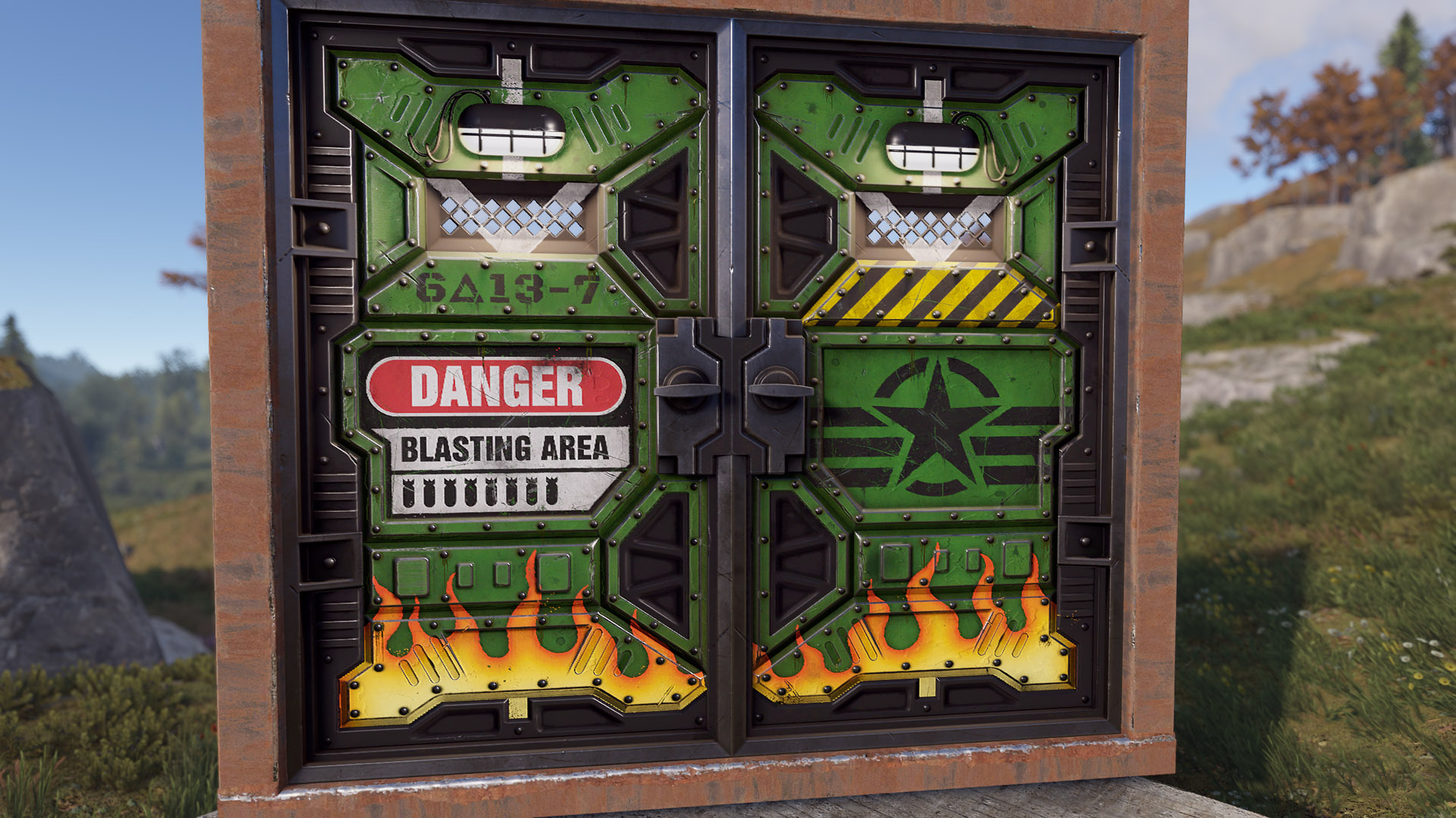 Bombshell Double Armored Door thumbnail 7