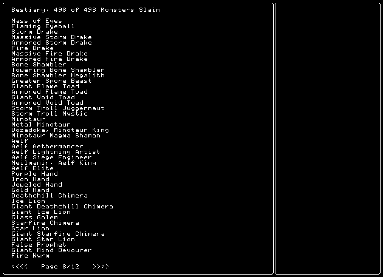 Bestiary List (Names only) image 22