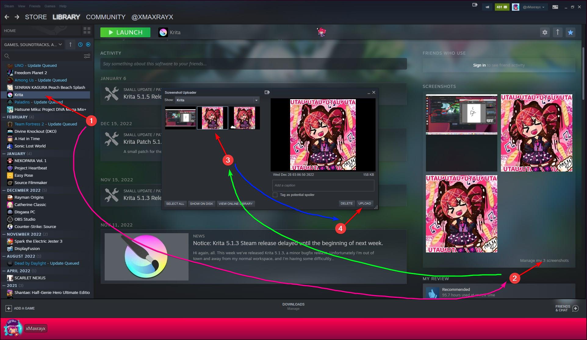 Steam Community :: Guide :: How to share your screenshots!!