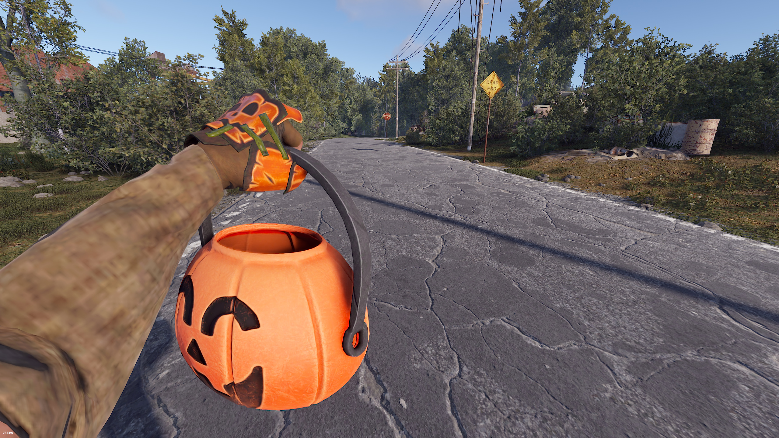 Pumpkin Roadsign Gloves thumbnail 6