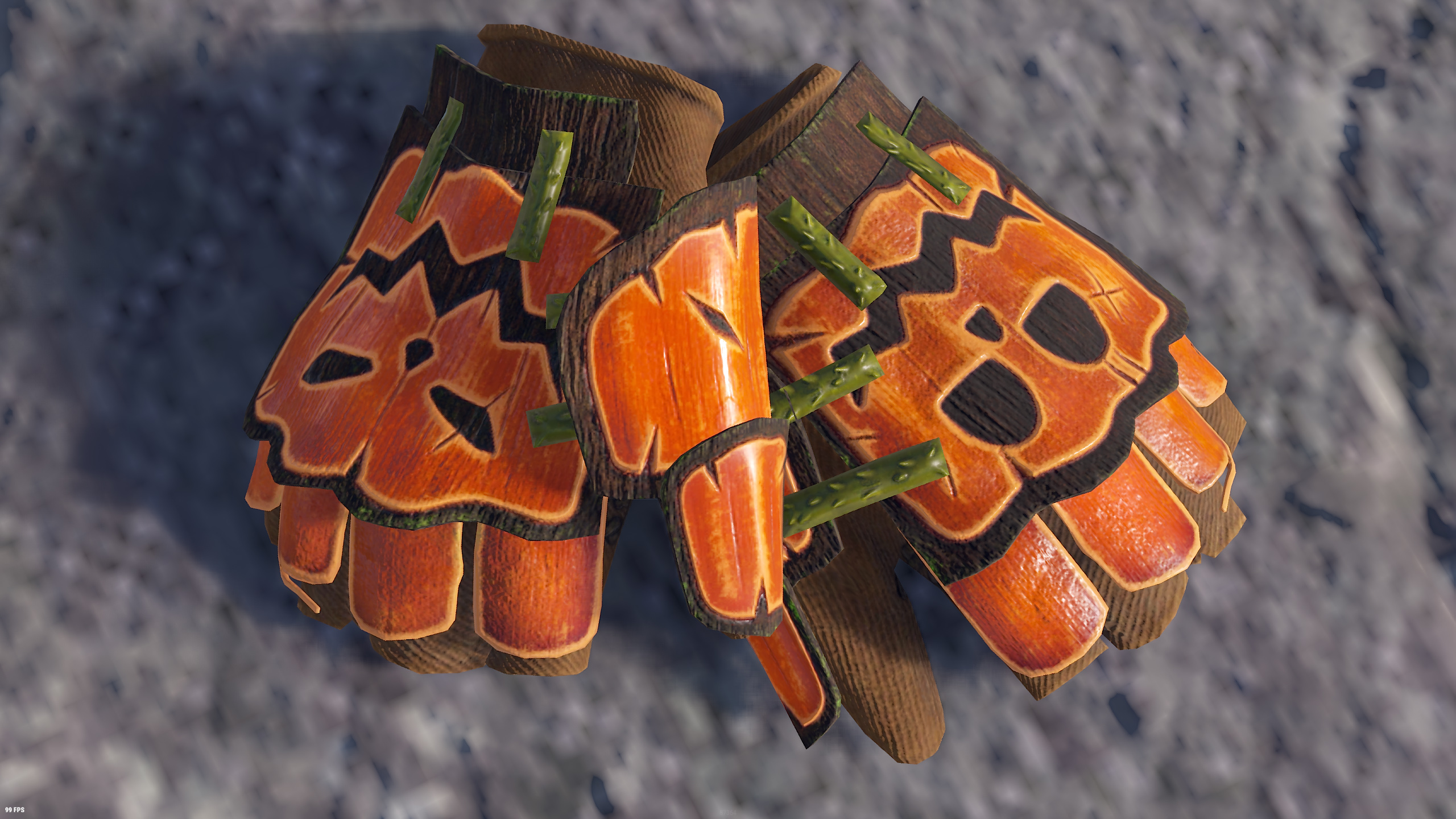Pumpkin Roadsign Gloves screenshot 1