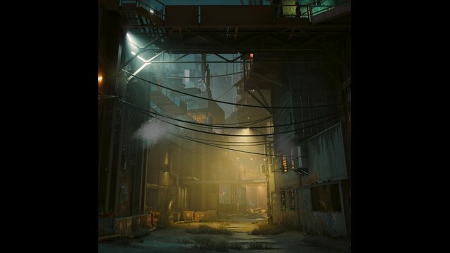 Steam Workshop::Cyberpunk 2077 Dogtown Street (animated)