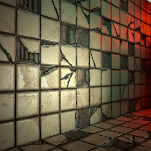 Damaged Tiles Rug screenshot 1