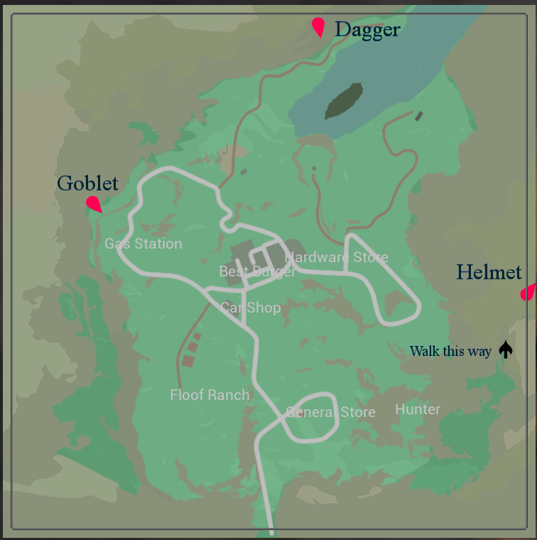 Ranch Simulator: Dagger, Goblet & Helmet Locations