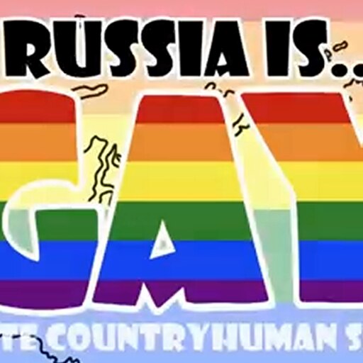 Russia is Gay - Countryhumans spoof MAP