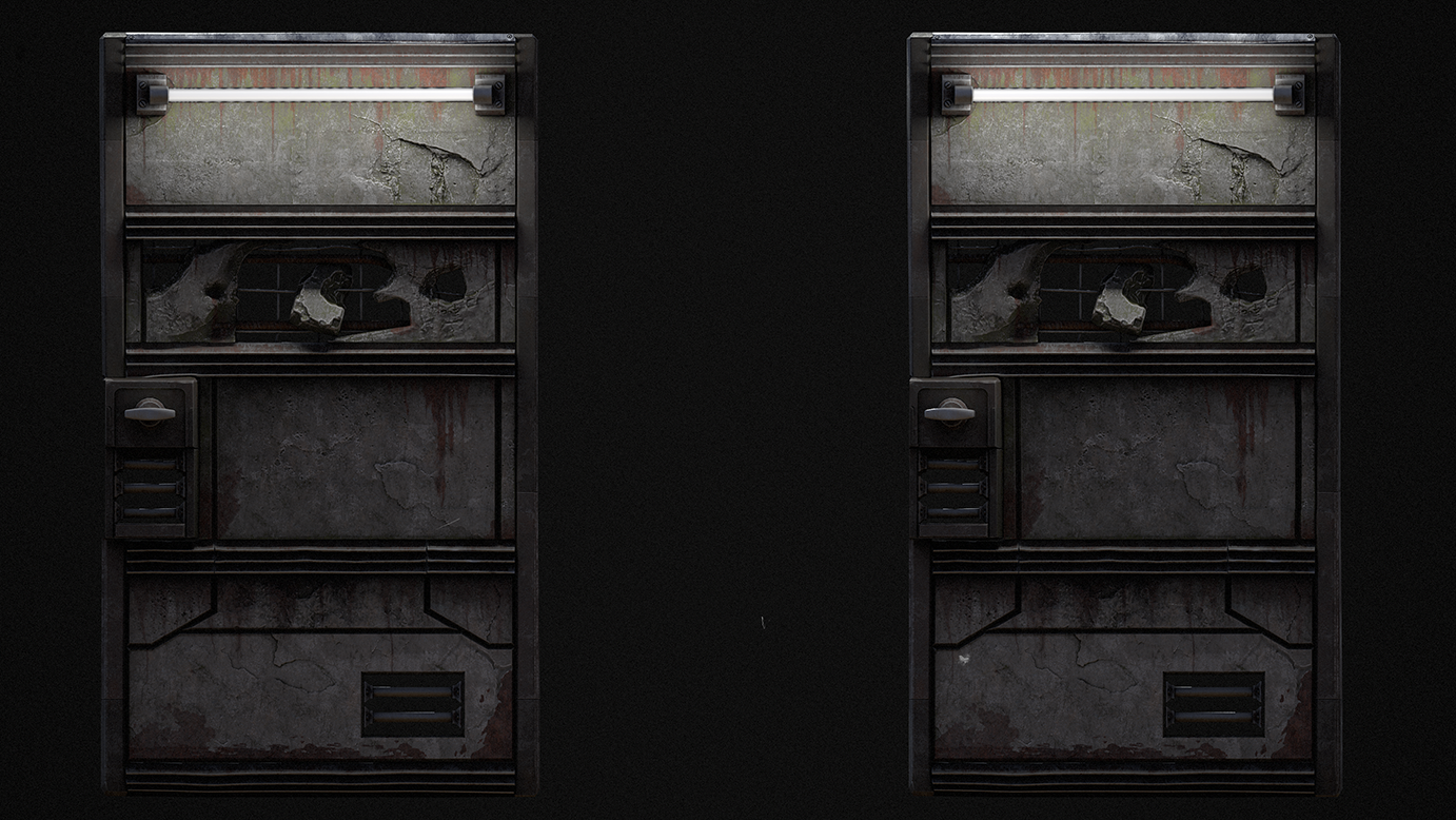 Brutalist Sheet Metal Door thumbnail 3