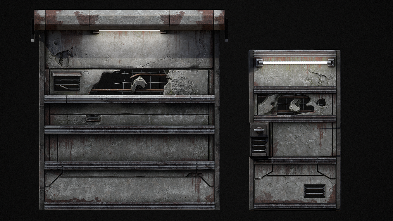 Brutalist Sheet Metal Door screenshot 1