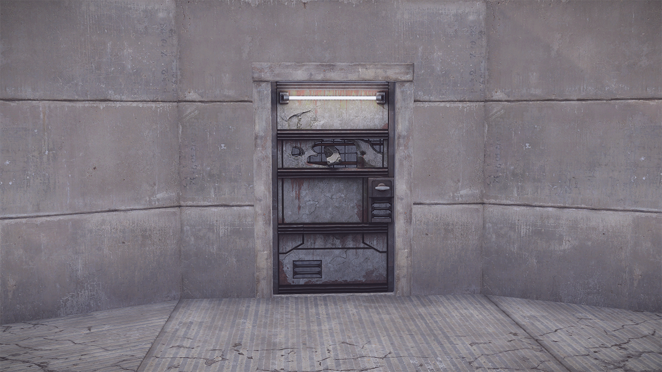 Brutalist Sheet Metal Door thumbnail 4