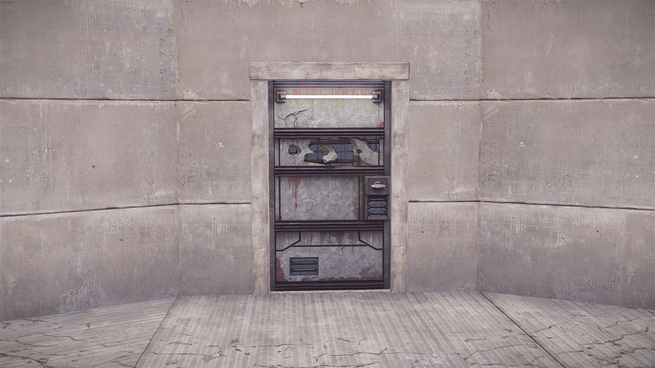 Brutalist Sheet Metal Door thumbnail 5
