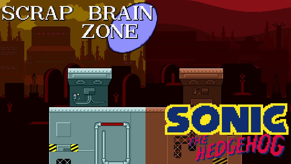 Brain zones. Scrap Brain Zone. Scrap Brain Final Attack.