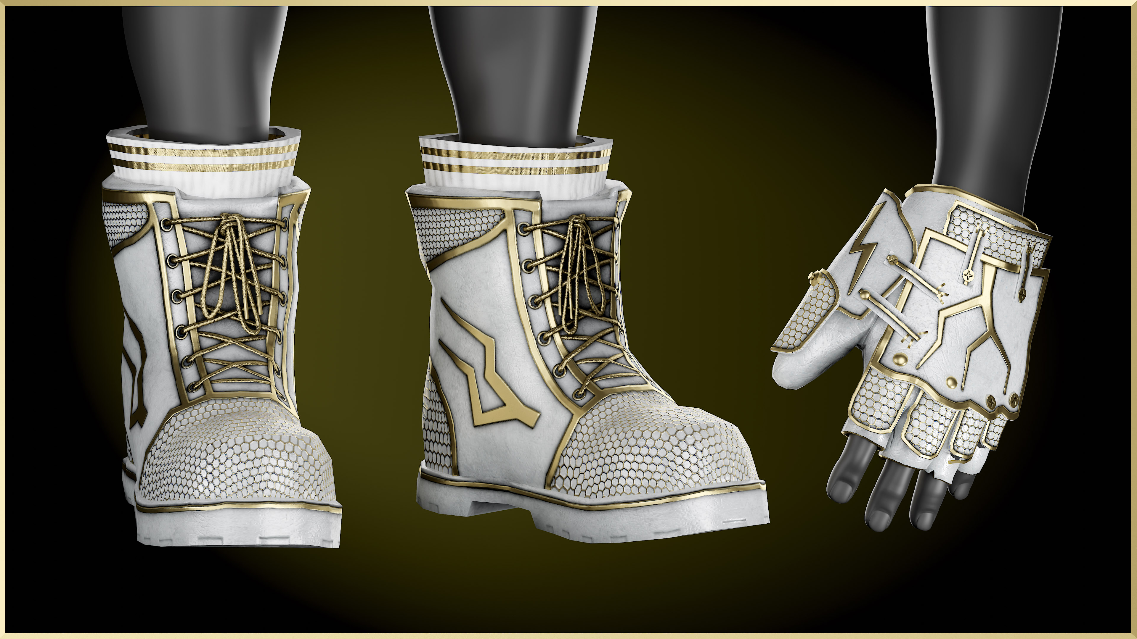 Thundergold Roadsign Gloves screenshot 1