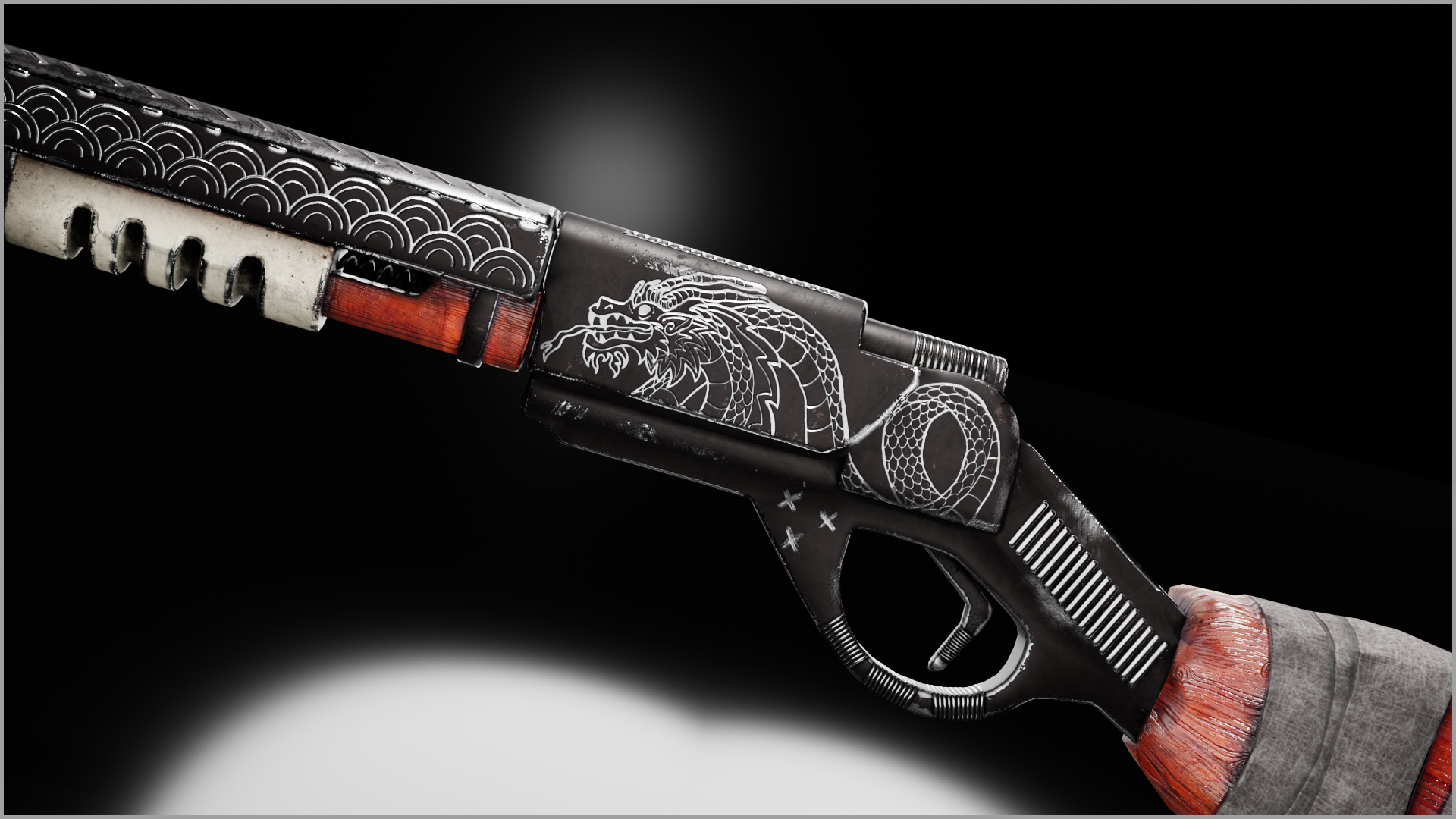 Ink Dragon Pump Shotgun thumbnail 2