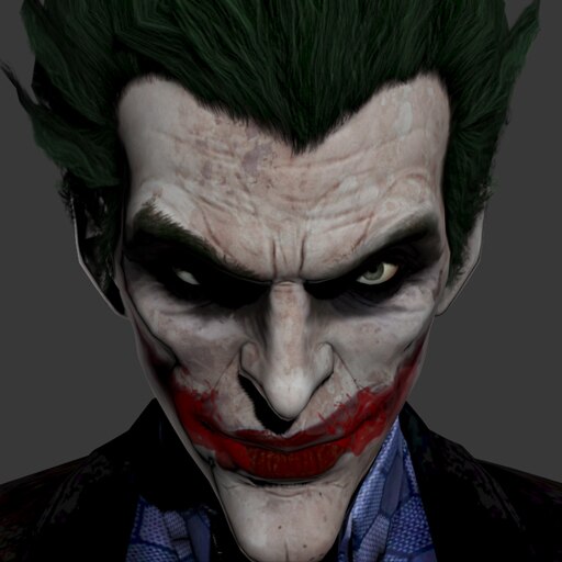 joker batman arkham origins face