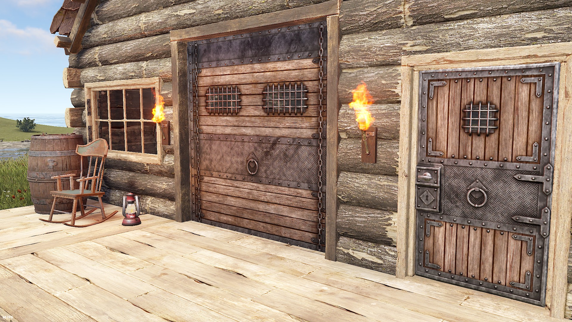 Frontier Rustic Garage Door thumbnail 2
