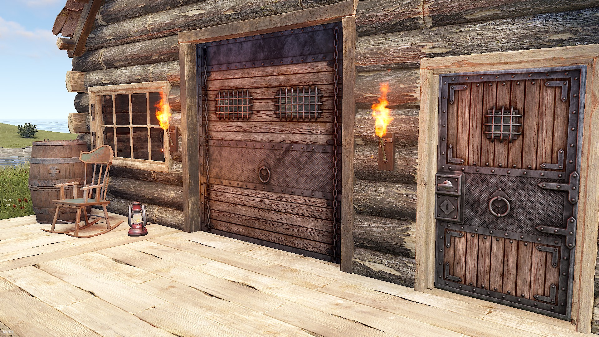 Frontier Rustic Garage Door thumbnail 3