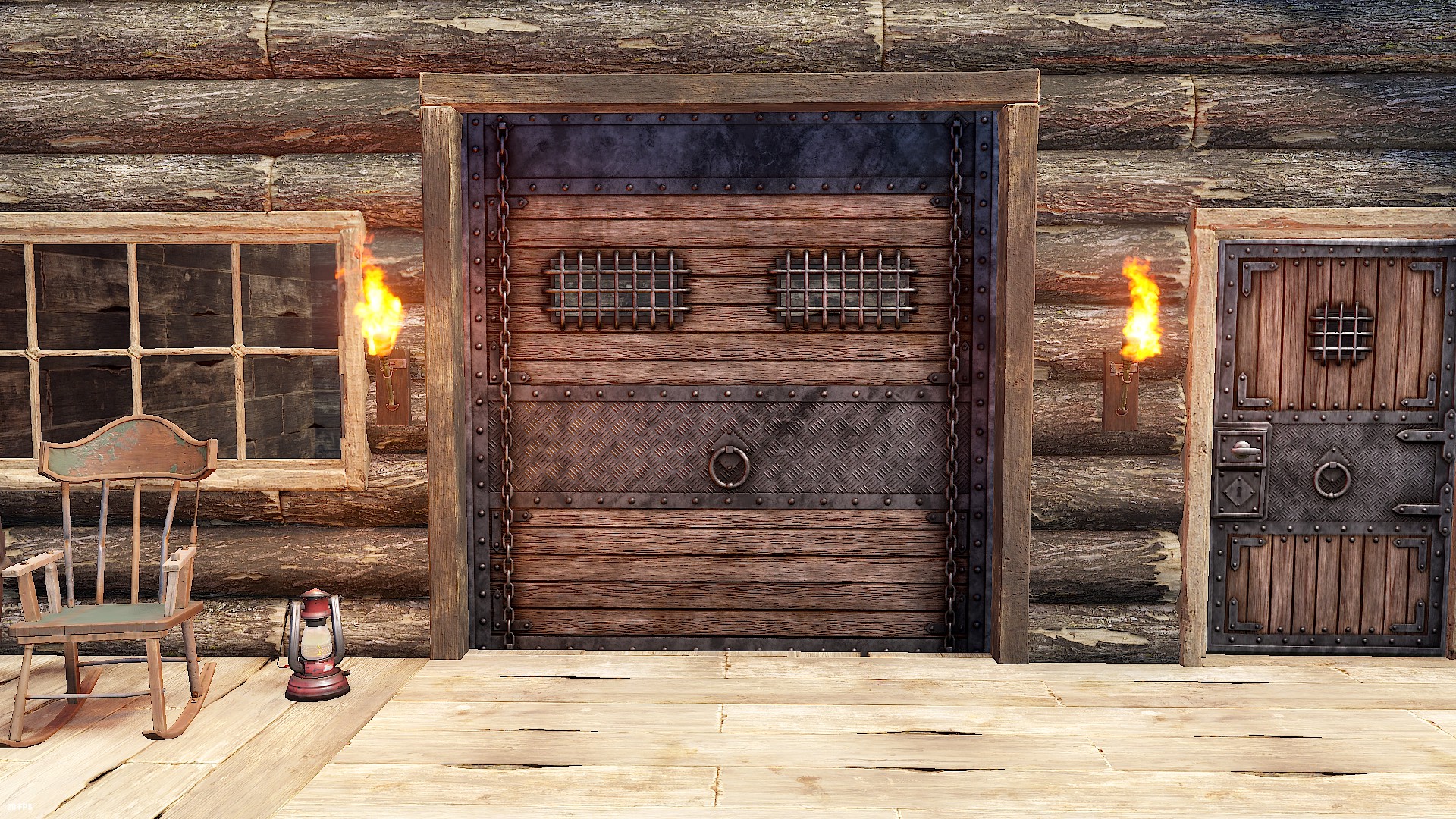 Frontier Rustic Garage Door thumbnail 9
