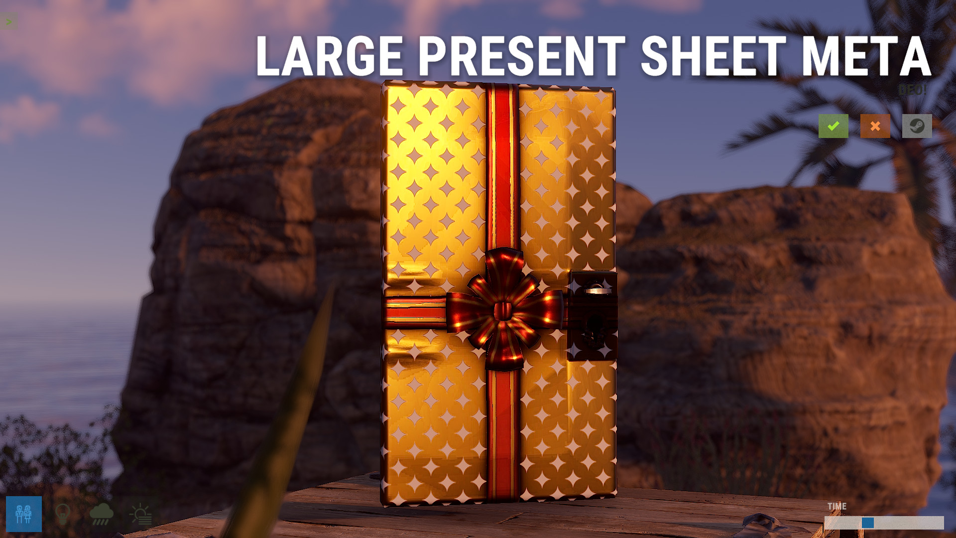Large Present Sheet Metal Door screenshot 1