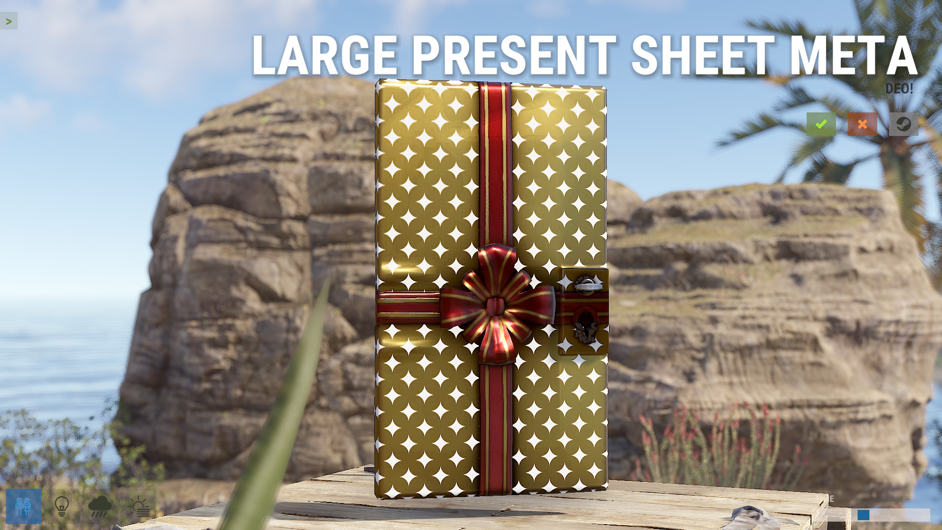 Large Present Sheet Metal Door thumbnail 2