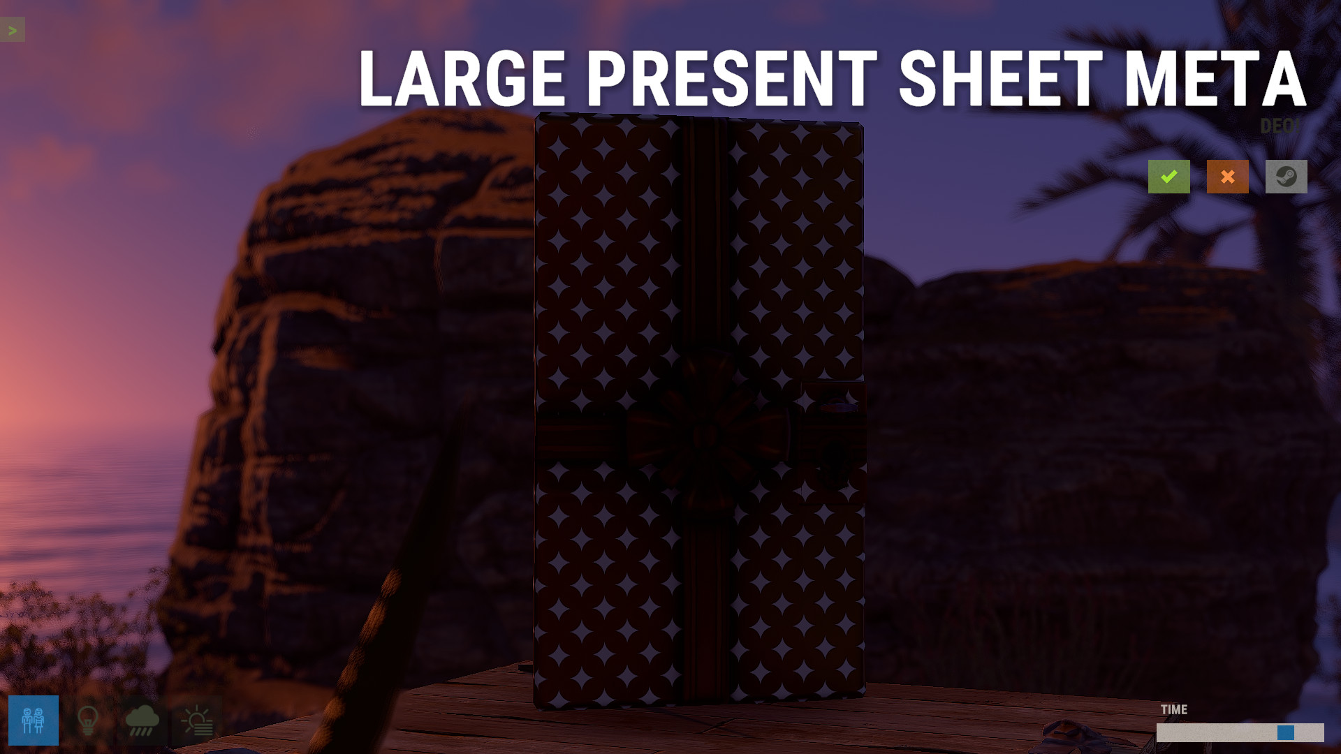 Large Present Sheet Metal Door thumbnail 3