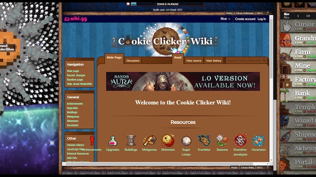 Steam Workshop::Cookie Clicker Wiki Minigame