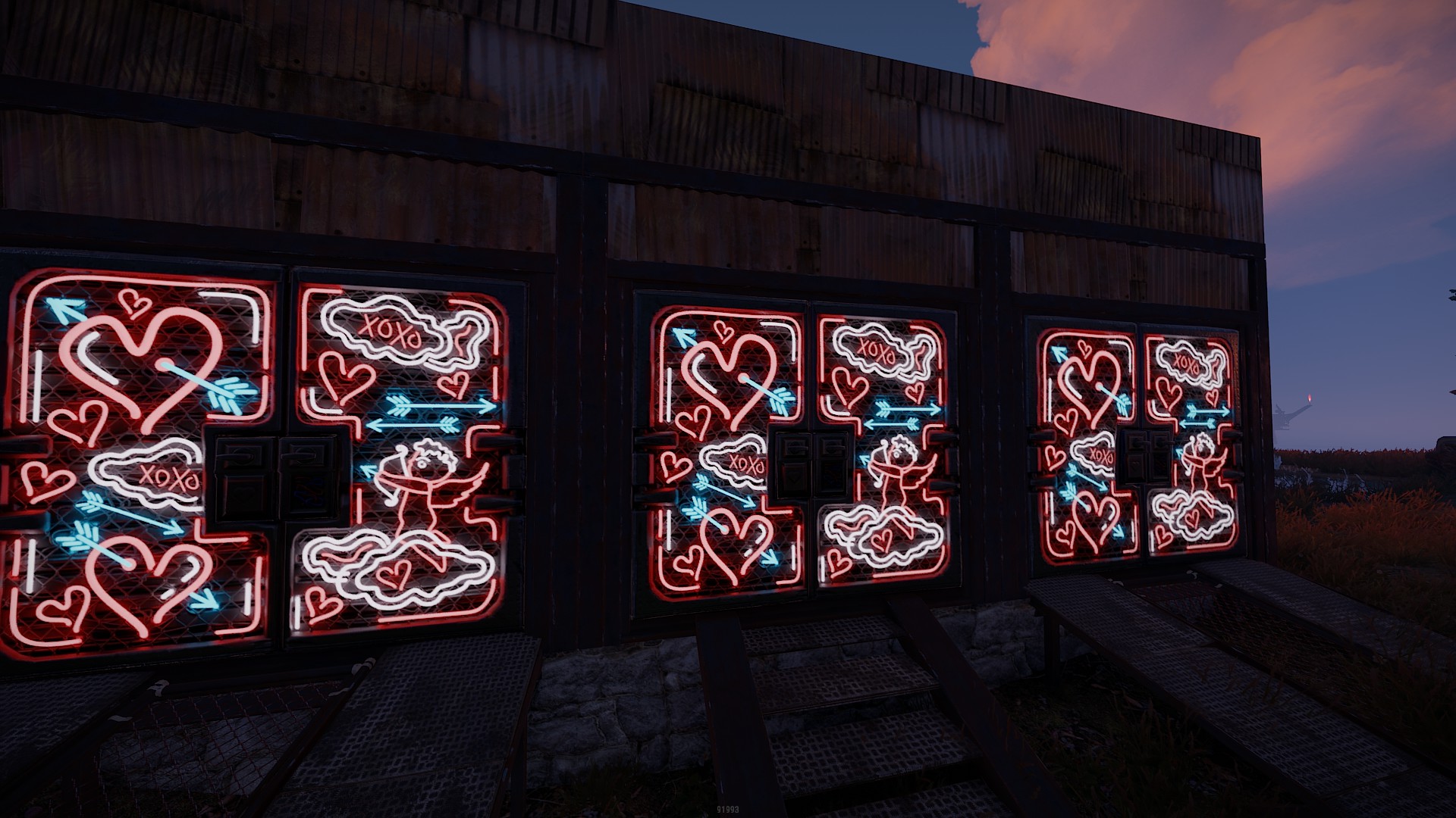 Neon Love Metal Double Door thumbnail 4