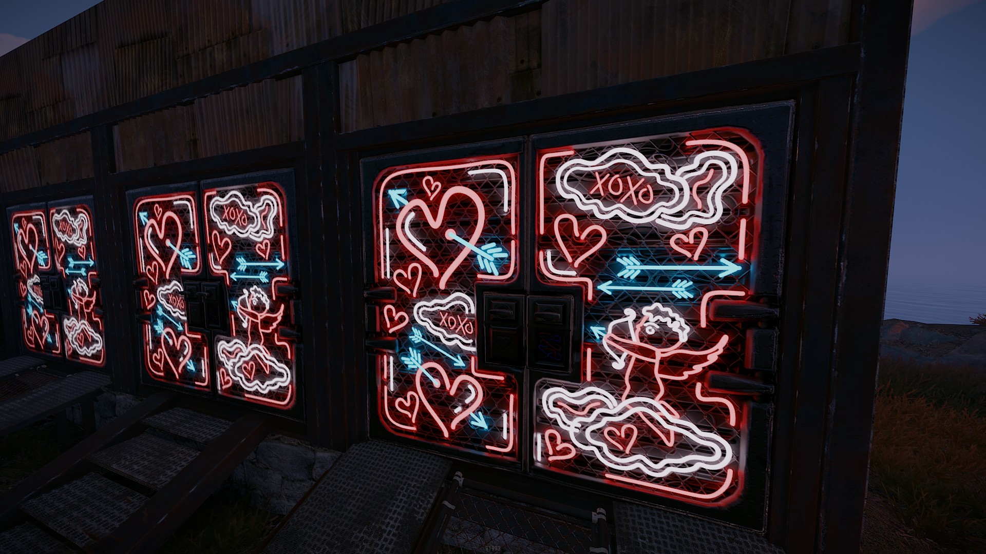Neon Love Metal Double Door thumbnail 6