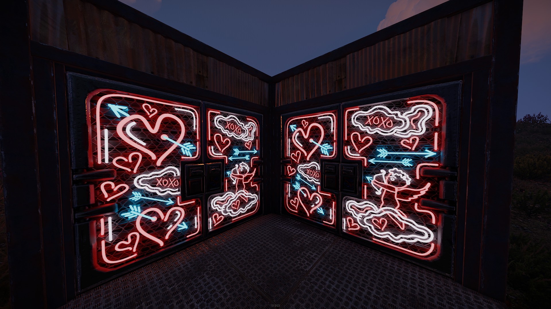 Neon Love Metal Double Door thumbnail 9