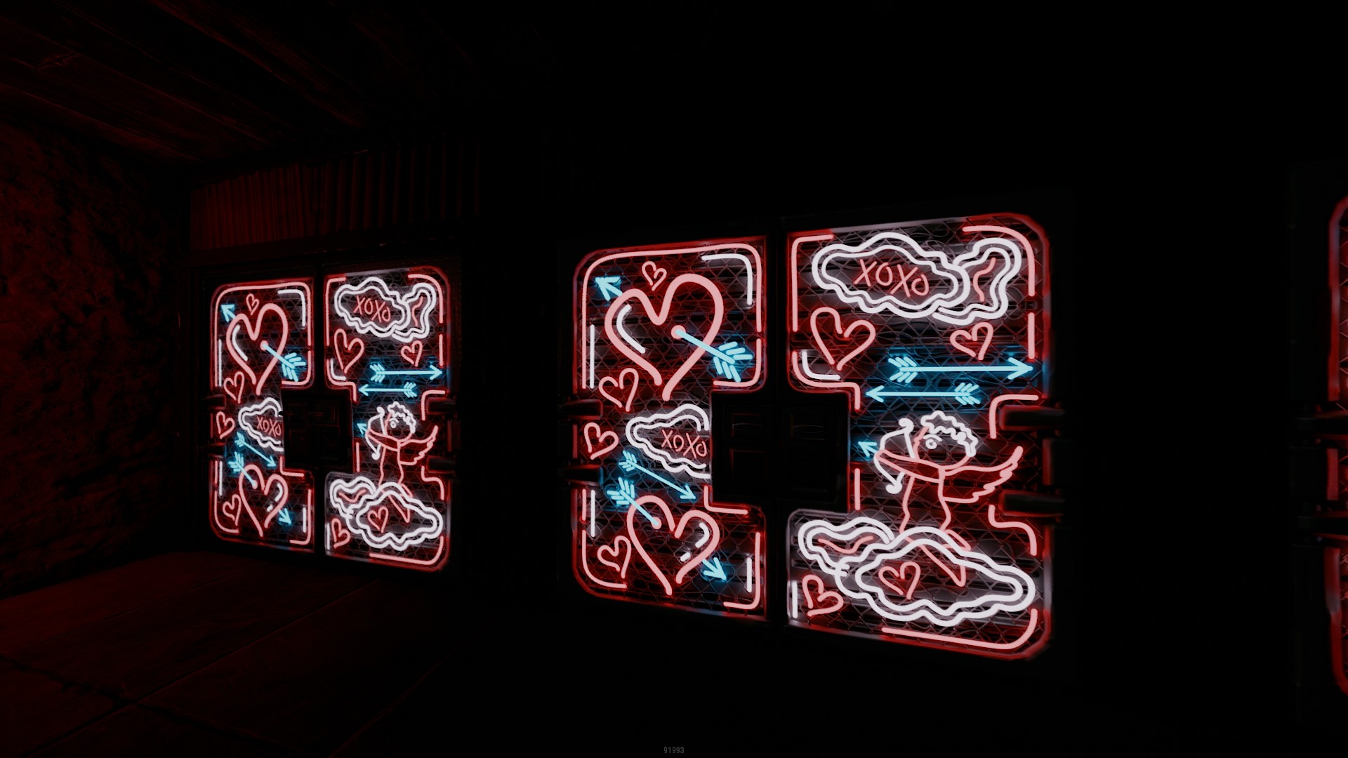 Neon Love Metal Double Door thumbnail 10