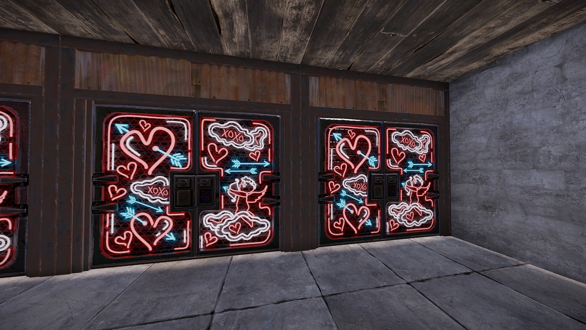 Neon Love Metal Double Door thumbnail 11