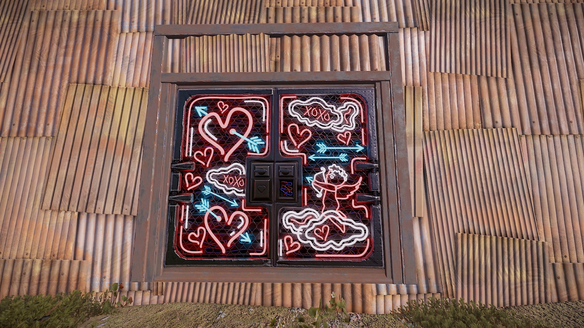 Neon Love Metal Double Door thumbnail 2