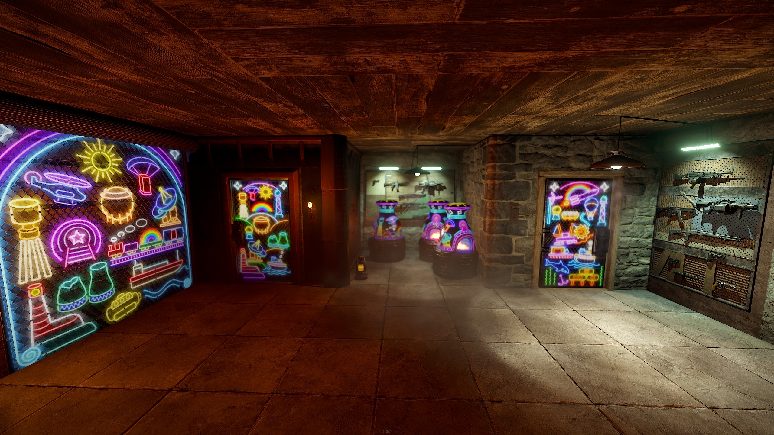 Neon Vibes Armored Door thumbnail 5