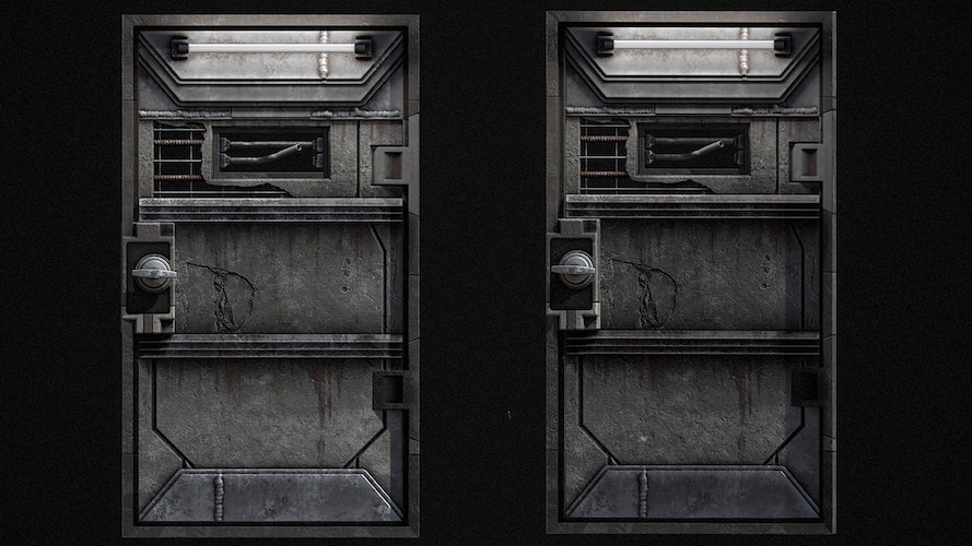 Brutalist Armored Door - image 1