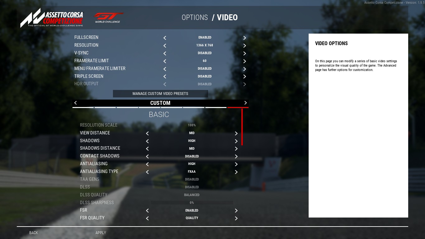 Best GRAPHIC & FPS Balanced Settings in Asseto Corsa Competizione image 1