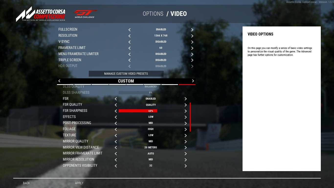 Best GRAPHIC & FPS Balanced Settings in Asseto Corsa Competizione image 3