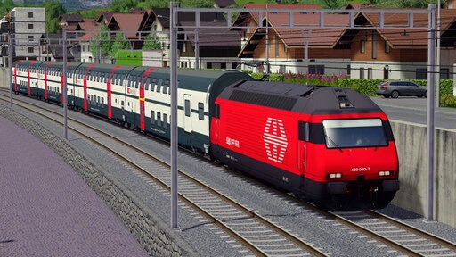 Steam-værksted::SBB Re 460 InterCity (IC2000 4 Cars)
