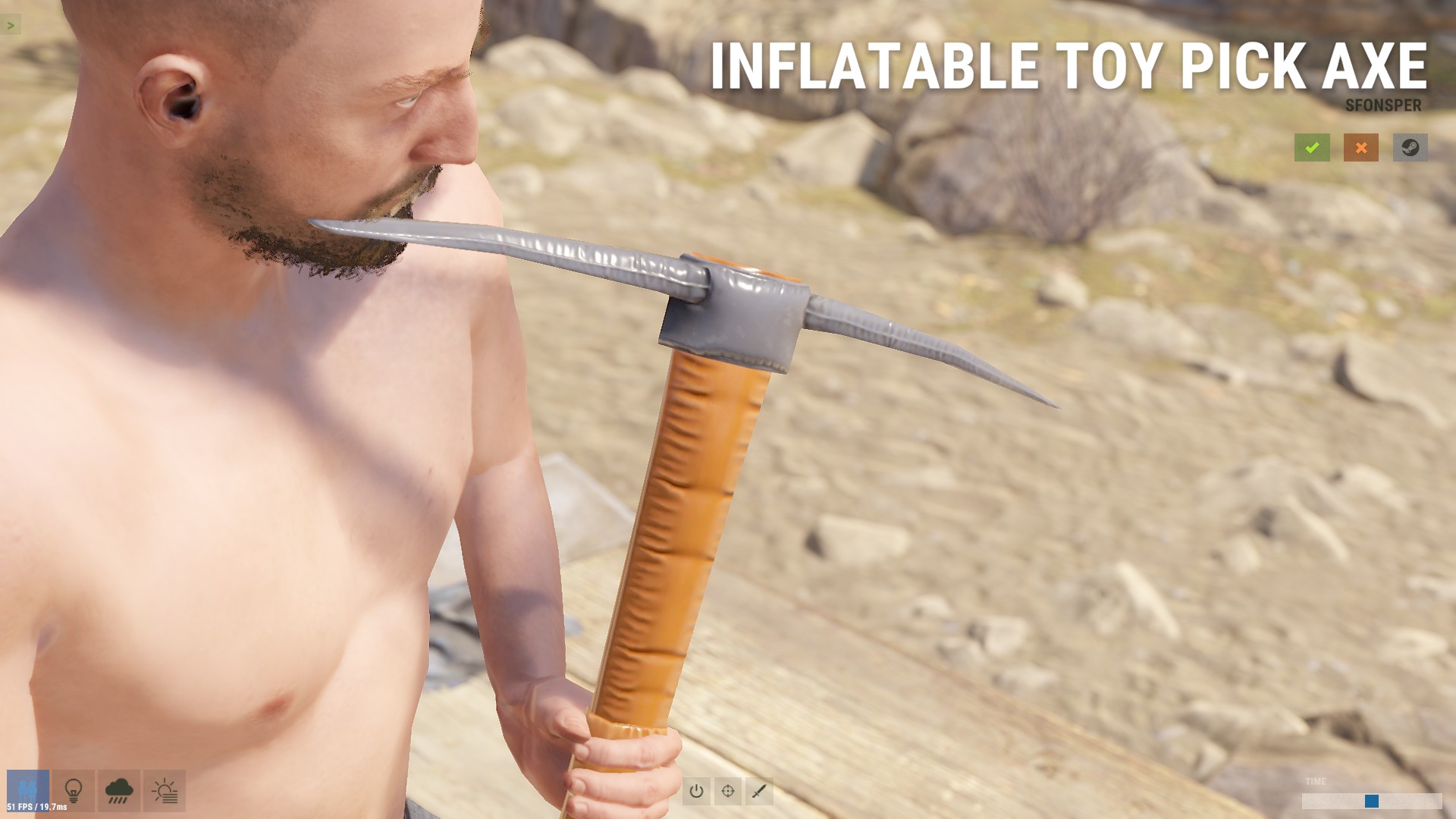 Inflatable Pickaxe thumbnail 11