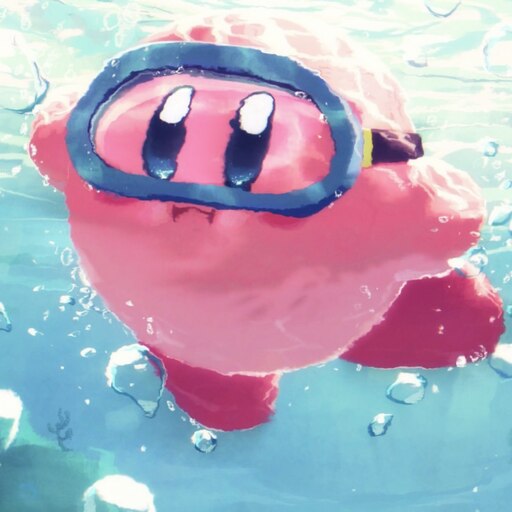 Kirby swimming online