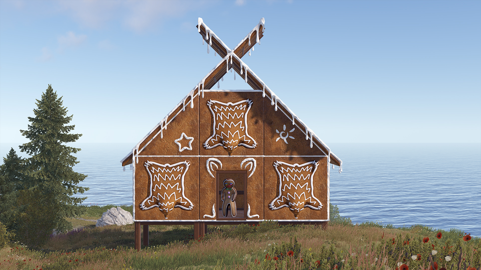 Gingerbread Bear Rug screenshot 1
