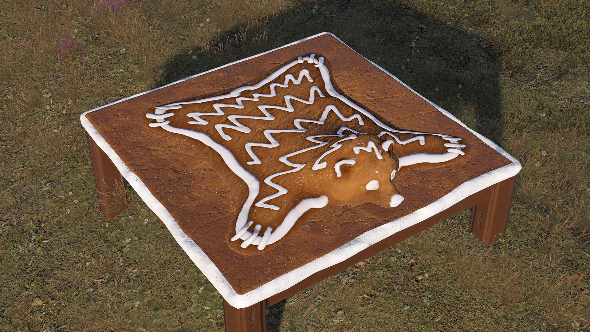 Gingerbread Bear Rug thumbnail 3