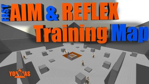 CS2 Training Map, Train aim, movement and reaction, Fully replayable