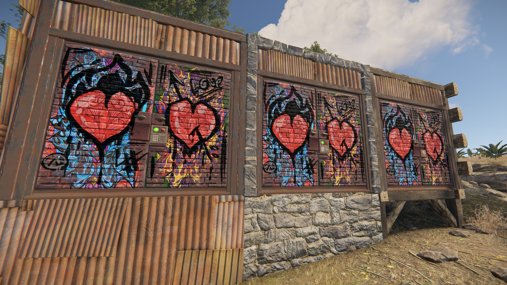 Graffiti Love Double Door screenshot 1